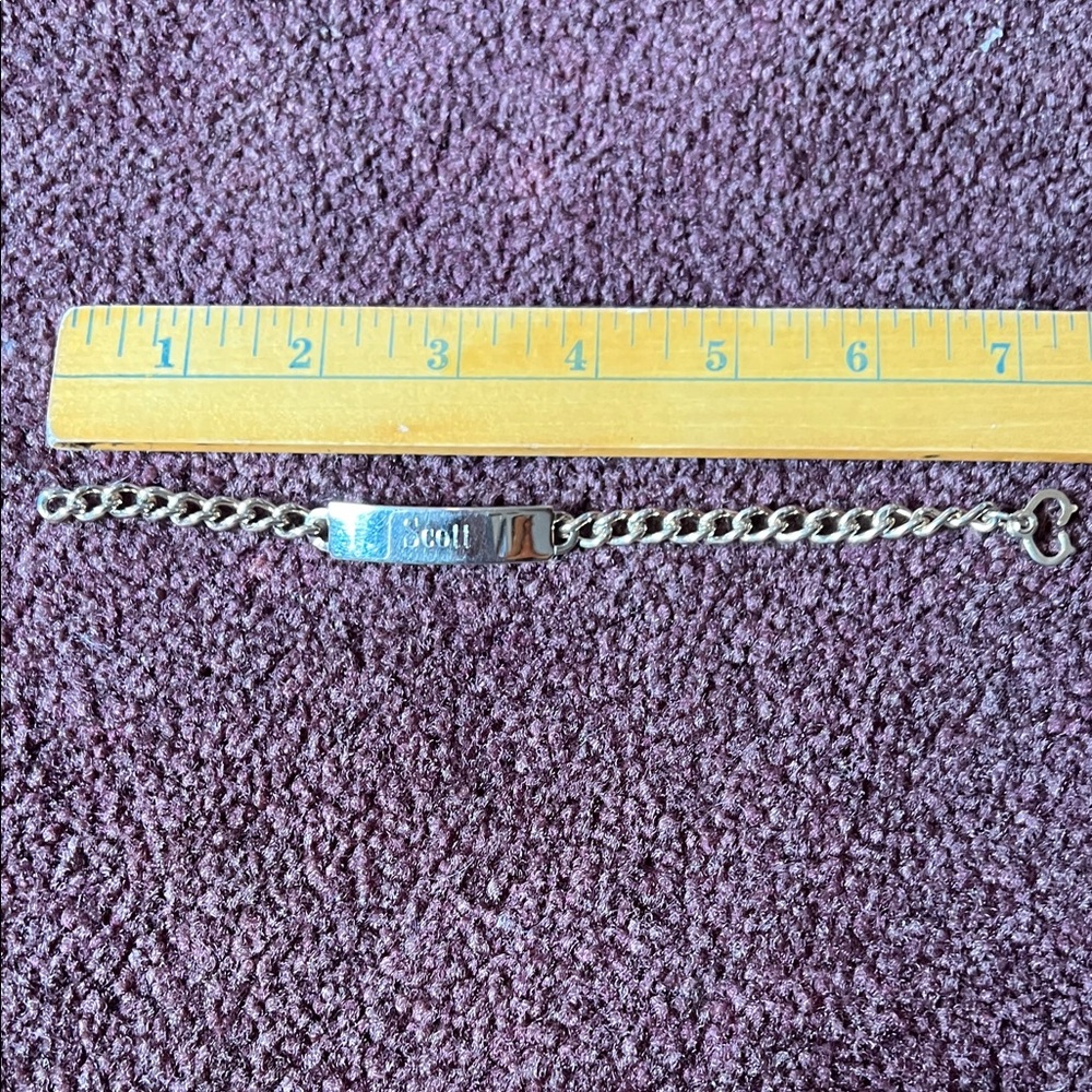 Speidel Gold Scott ID Bracelet